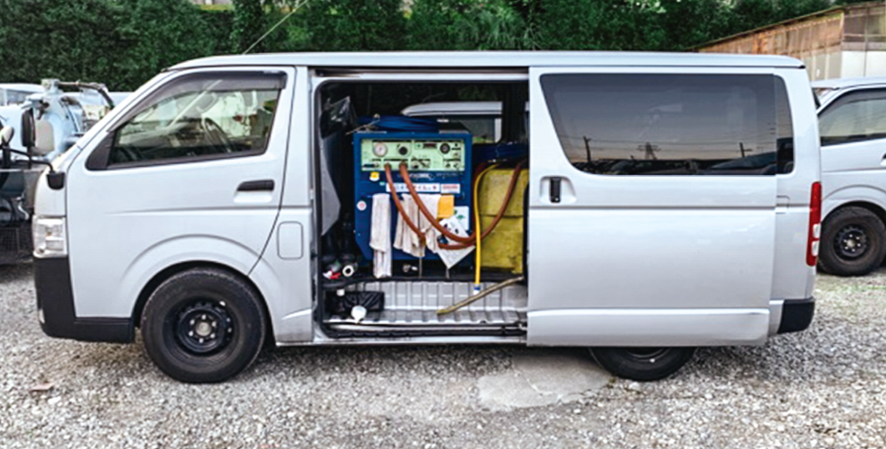 高圧洗浄車（ハイエース）